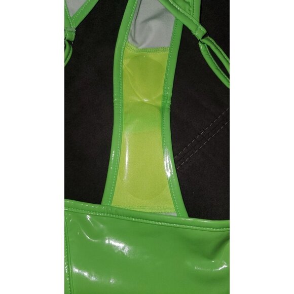 iHeartRaves Make a Scene Adjustable Cheeky Vinyl Bottoms Size M G-String Rave - Picture 7 of 10